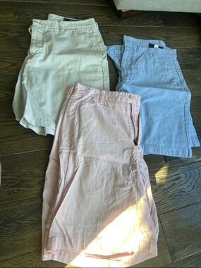 Vineyard Vines - 3 pairs of lightly worn shorts (pink, khaki, and blue)